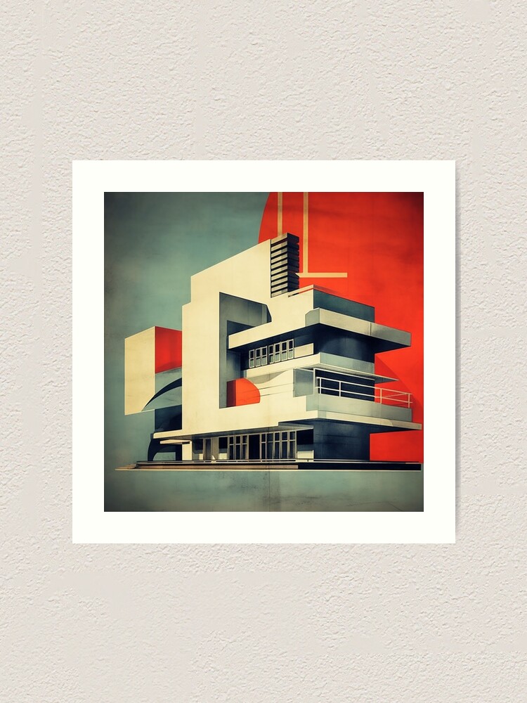 Bauhaus architecture poster 2