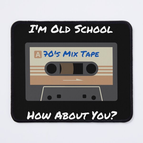 Item preview, I'm Old School - 70's Mix Tape Design. designed and sold by TheVarc.