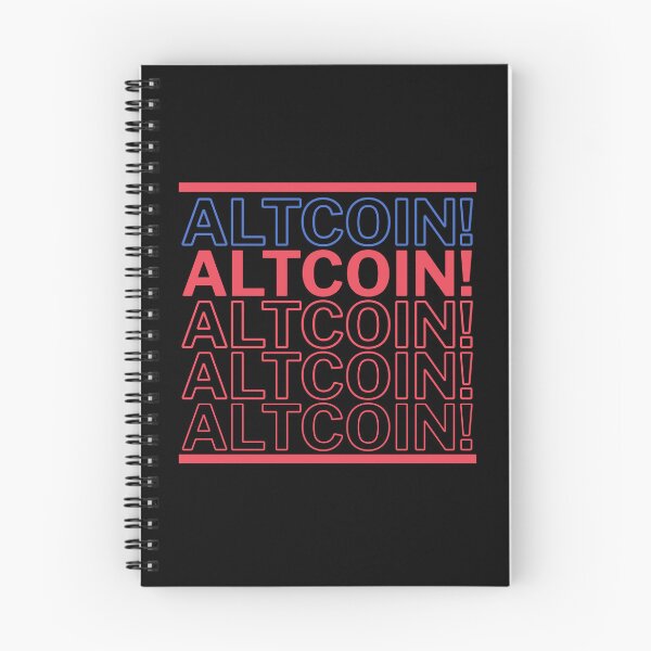 Item preview, Altcoin Crypto Typography designed and sold by WhitepaperStyle.