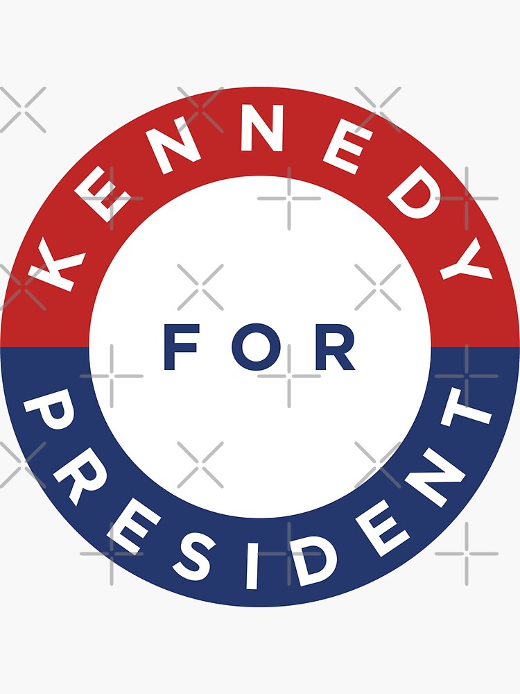 "Kennedy For President 2024 RFK Jr" Sticker for Sale by Heartworx