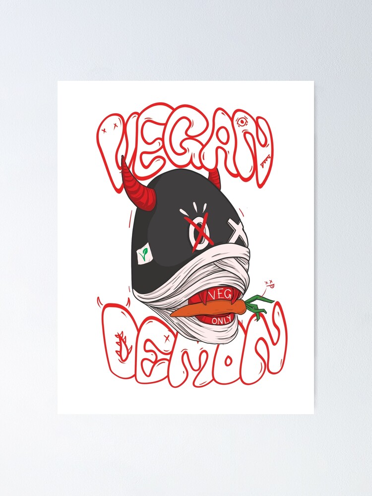 Vegan Demon Poster