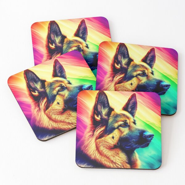 Item preview, Strong Powerhouse Alsatian German Shepherd GSD designed and sold by Hello Llama.