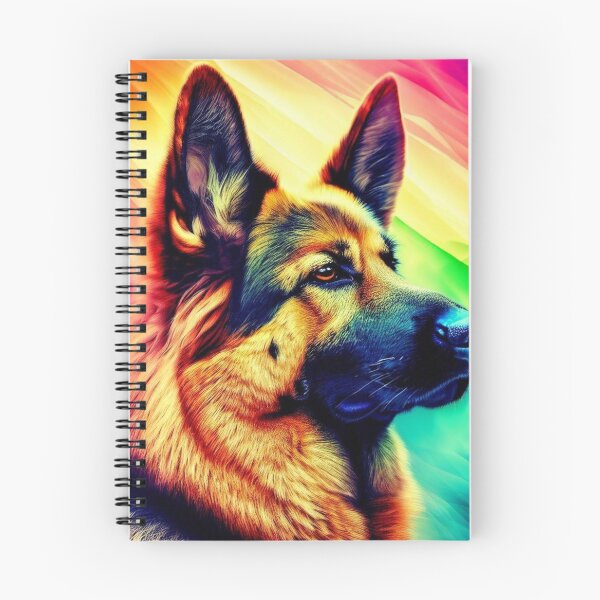 Artikelvorschau, Starker, kraftvoller Elsässer Deutscher Schäferhund GSD entworfen und verkauft von Hello Llama.