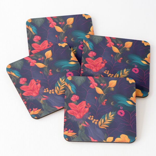 Item preview, Summer Nights - Dark Seamless Patterns Collection designed and sold by cocomikozza.