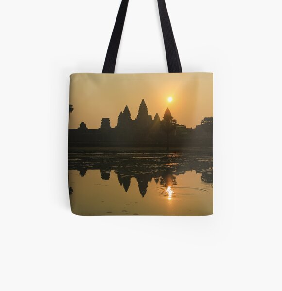 Angkor Wat Temple sunrise All Over Print Tote Bag