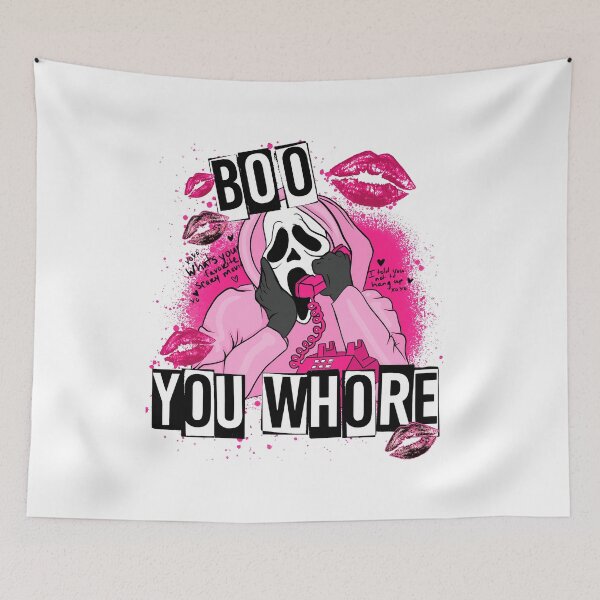 Item preview, Boo You Whore Halloween  designed and sold by BacallFelic21.