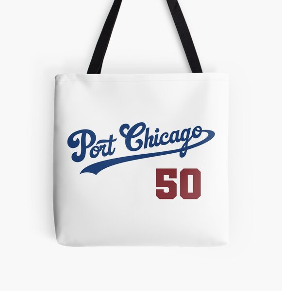 Port Chicago 50 Graphic (Royal Blue/Red) All Over Print Tote Bag