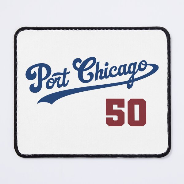 Item preview, Port Chicago 50 Graphic (Royal Blue/Red) designed and sold by PortChicago.