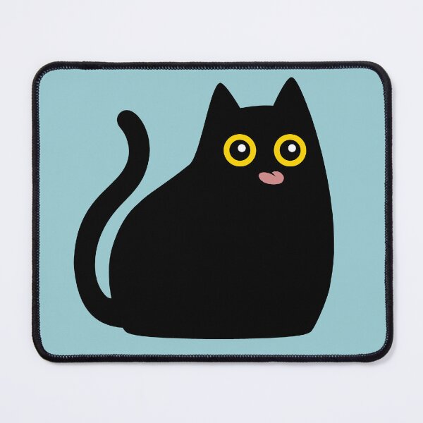 Item preview, Copia de Black cat with tongue out designed and sold by LuchQueen.