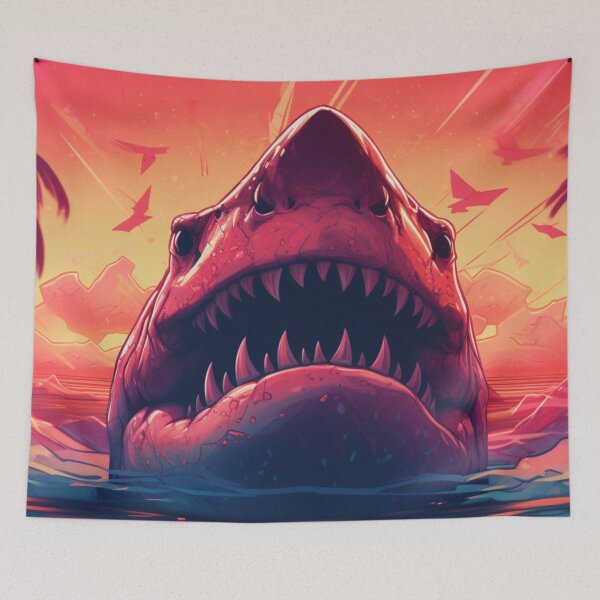 Item preview, Summer Shark Attack designed and sold by Nightarcade.