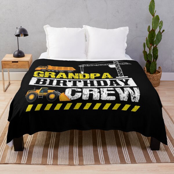 Item preview, Mens Grandpa Birthday Crew Excavator Construction Truck Crane Fan designed and sold by William Richardson.