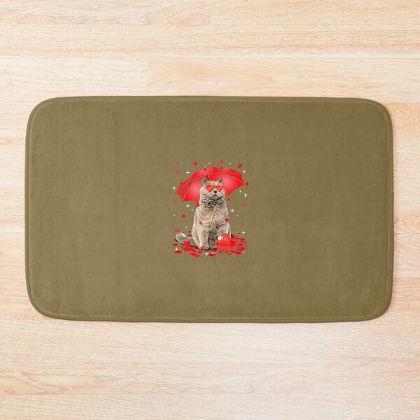 Item preview, Cute Selkirk Rex Dog Valentine Umbrella Heart Kitten 		 designed and sold by admncskaof95.