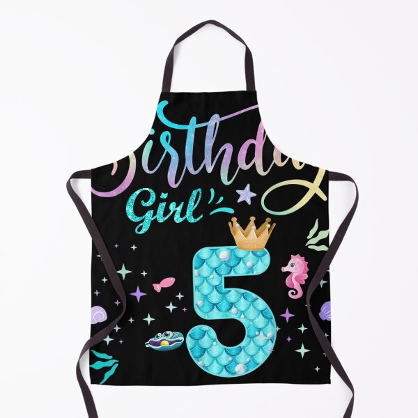 Item preview, Mermaid Birthday Girl 5 Year Old Cute Mermaid 5th Birthday designed and sold by William Richardson.