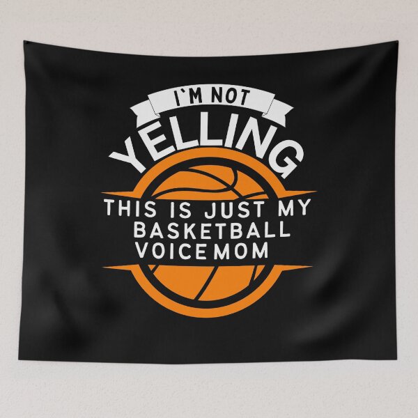 Artikelvorschau, Ich schreie nicht, das ist nur die Stimme meiner Basketball-Mutter entworfen und verkauft von Quicker-Shop.