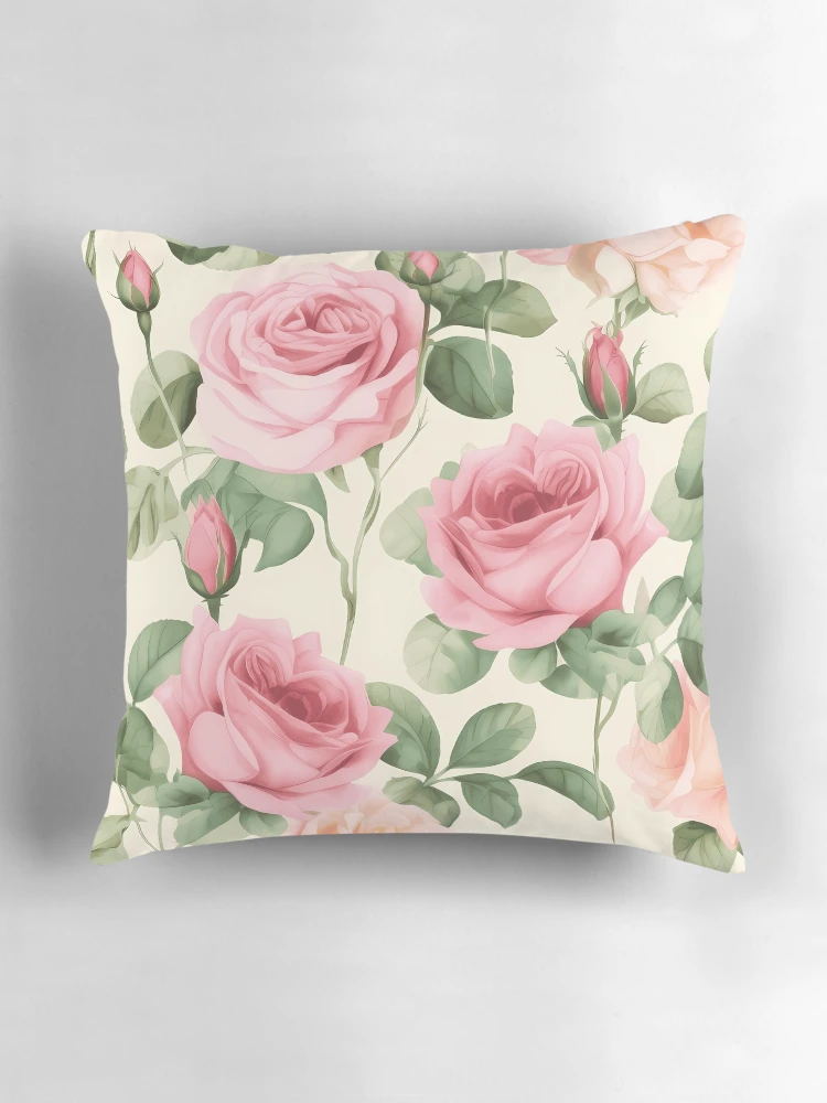 Thumbnail 3 of 4, Pillow, Flower Tree designed and sold by InfinityPattern.