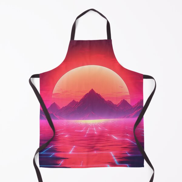 Item preview, 80s Synthwave Sun Mountains designed and sold by Nightarcade.
