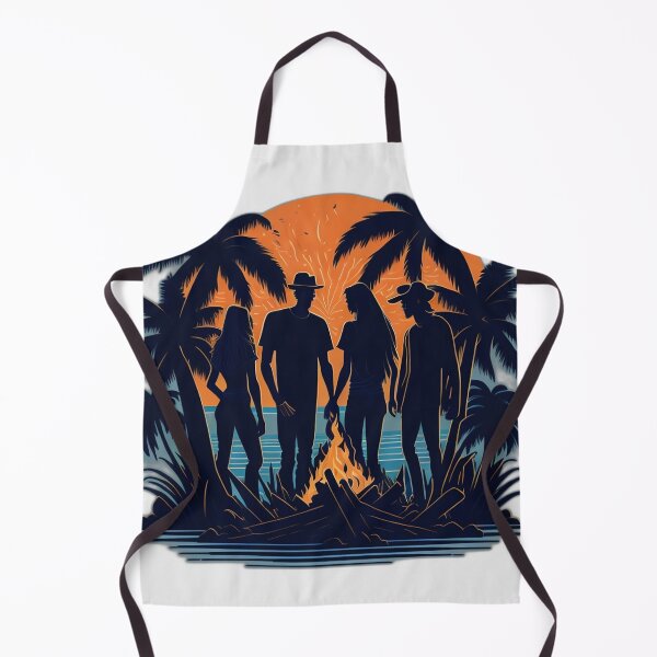 Item preview, Friends & Enjoy a Bonfire on a Beach designed and sold by DesignArtEmpire.