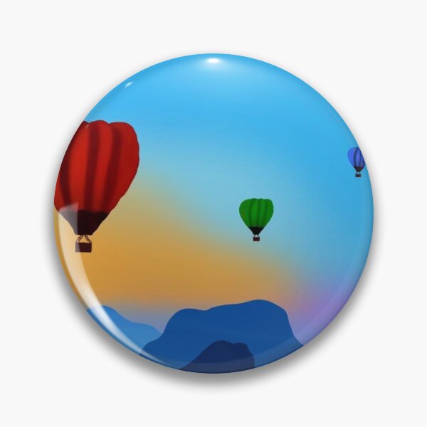 Item preview, Hot air balloon scene designed and sold by Jazpatisserie.