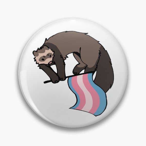 Item preview, Trans Pride Ferret designed and sold by 12davs21.