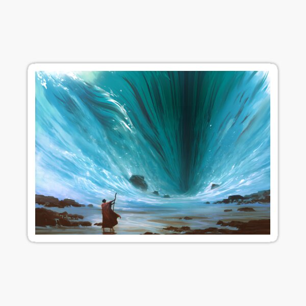 Item preview, Moses Splits the Sea | The Prince of Egypt artwork designed and sold by Space Egg.