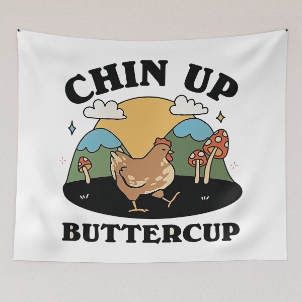 Item preview, Chin Up Buttercup designed and sold by KarolineLyberth.