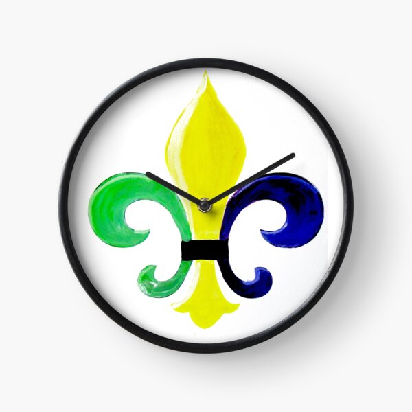 Fleur de Lis Clock