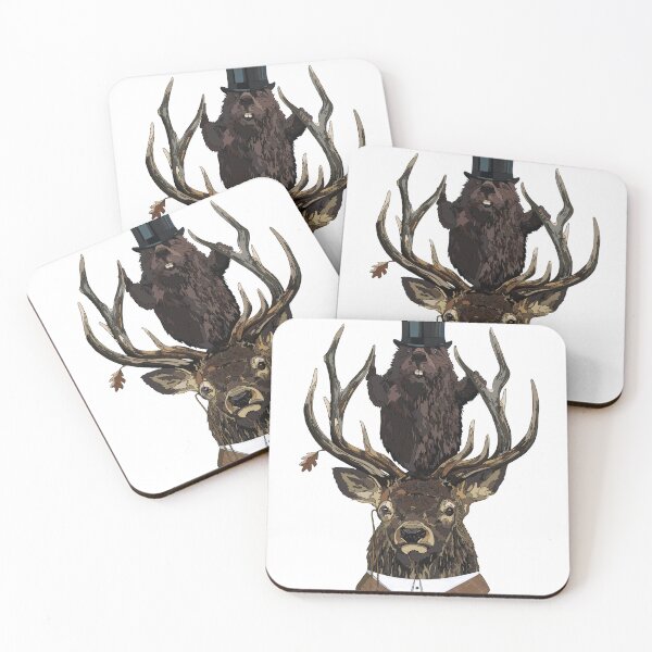 Item preview, Gentlemen Beaver on Buck designed and sold by Konni Jensen.