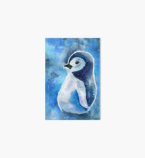 Winter Penguin in the Snow Art Board