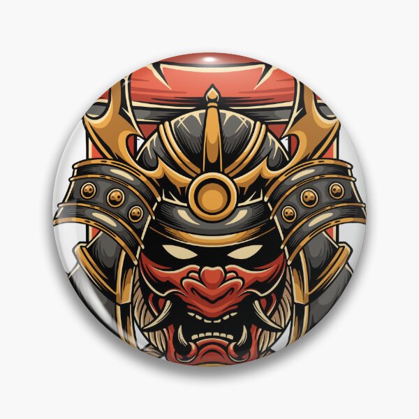 Item preview, ROGUE ONI MASK SAMURAI TATTOO ART designed and sold by Rogueclothes.