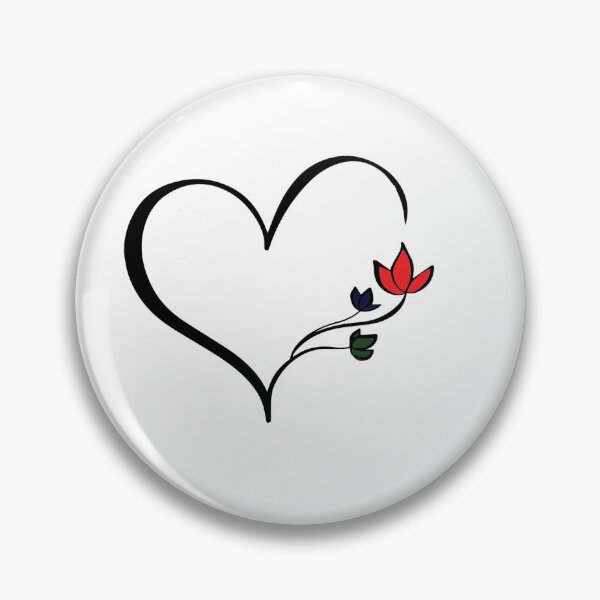 Item preview, flower heart designed and sold by Nauree.