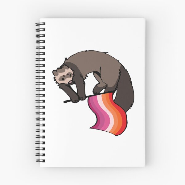 Item preview, Lesbian Pride Ferret designed and sold by 12davs21.