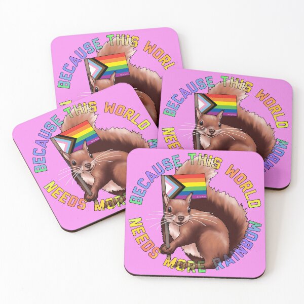 Item preview, More Rainbow Squirrel 2023 designed and sold by Art by Veya.