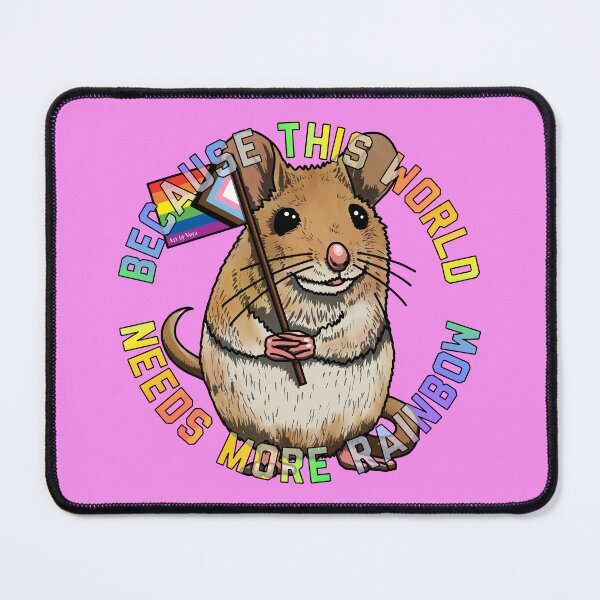 Item preview, More Rainbow Mouse 2023 designed and sold by Art by Veya.