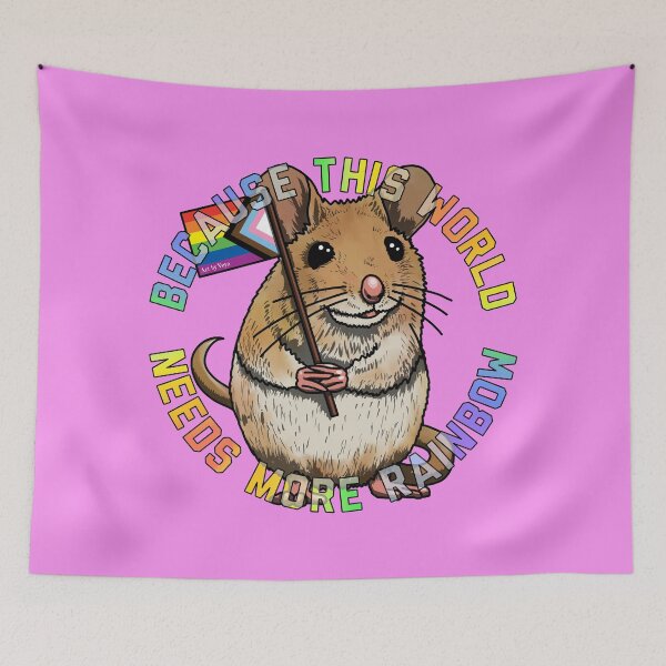 Item preview, More Rainbow Mouse 2023 designed and sold by Art by Veya.