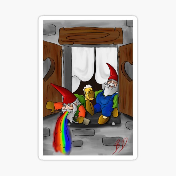 Zwergensuff Sticker