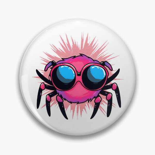 Item preview, Spider with sunglasses designed and sold by ArtHideaway.