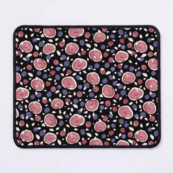 Item preview, Black Figs and berries smoothie fruit patterns  designed and sold by JinJinYoon.