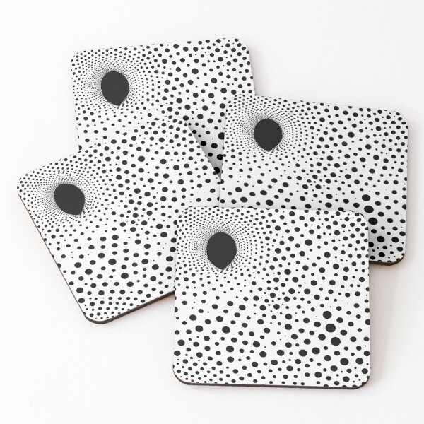 Item preview, 3D Illusion - Retro Looping Design - Black White Circles - Illustration designed and sold by Pixelboys.