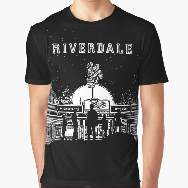 Riverdale Black And White Pop’s Chock’lit Shoppe Graphic T-Shirt