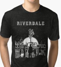 Riverdale Black And White Pop’s Chock’lit Shoppe Tri-blend T-Shirt