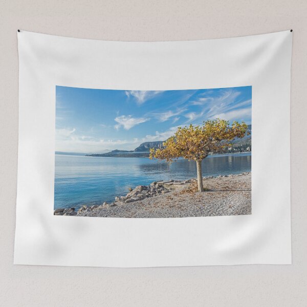Item preview, Lake Garda autumn tree designed and sold by TDArtShop.