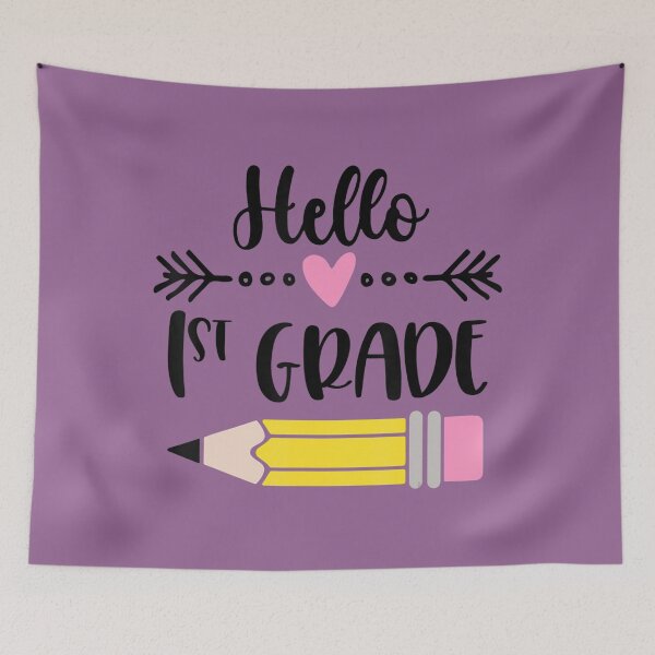 Item preview, Hello First Grade Team 1st Grade Back to School Teacher Kid 	 	 designed and sold by bgbccpbvgnw69.