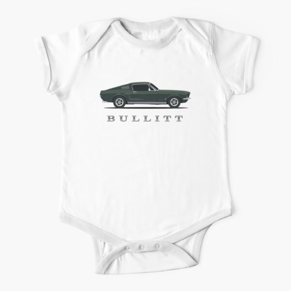 Mustang Bullitt Short Sleeve Baby One-Piece