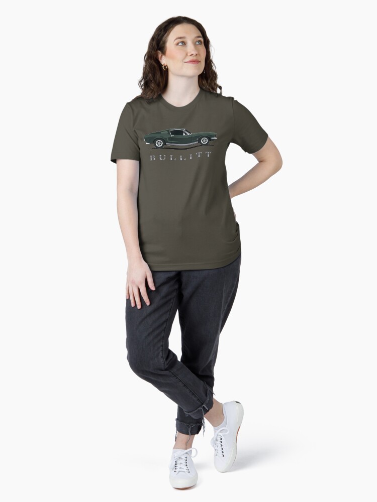 Thumbnail 4 of 7, Essential T-Shirt, Mustang Bullitt designed and sold by AutomotiveArt.