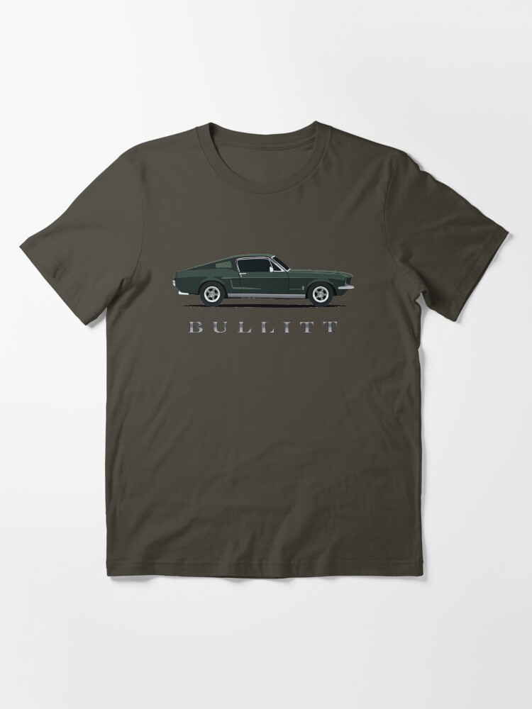 Thumbnail 3 of 7, Essential T-Shirt, Mustang Bullitt designed and sold by AutomotiveArt.