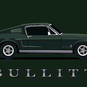 Artwork thumbnail, Mustang Bullitt by AutomotiveArt