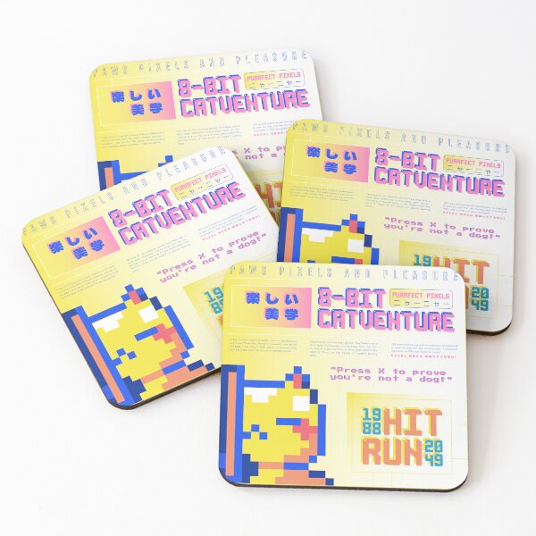 Item preview, Cute 8-Bit Game Design - 90s Synthwave designed and sold by TakoyakiTech.