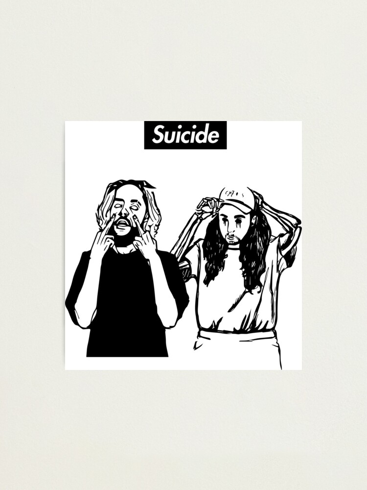 "SuicideBoyS Art Outlines $uicideboy$" Photographic Print by ...