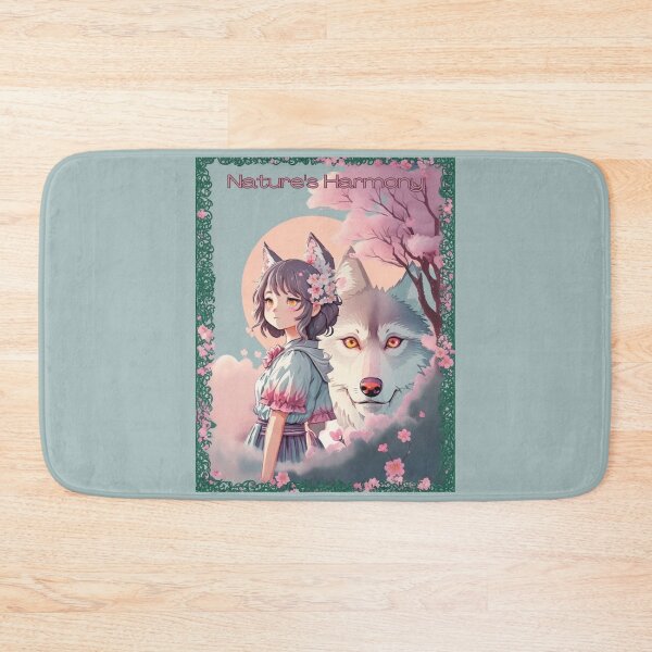 Item preview, Wolf With Flowers Girls designed and sold by YrtemmyS.