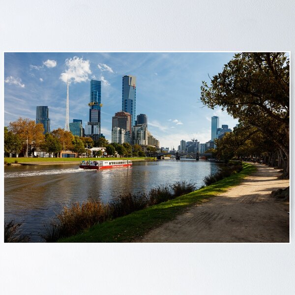 Item preview, Melbourne, by the Yarra River designed and sold by Chris Cobern.